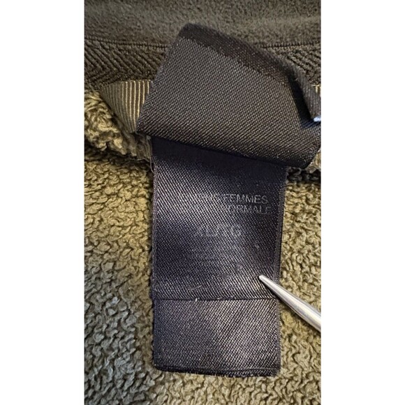 The North Face Women's Green Osito Jacket Size XL Fuzzy Fleece Full Zip - Picture 9 of 9